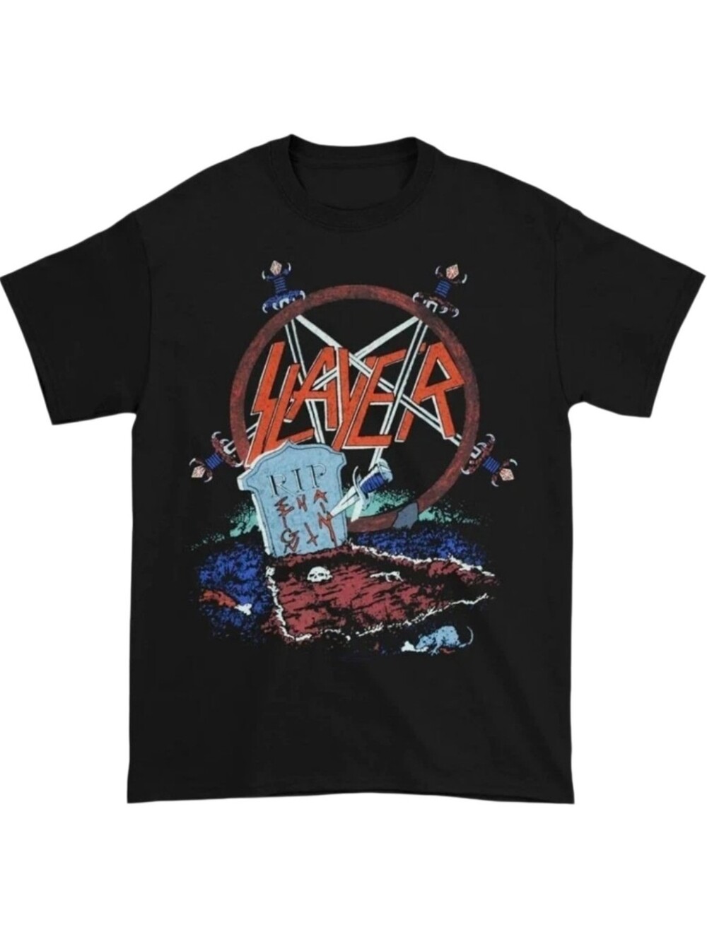 Slayer Open Grave Size 3XL Thrash Metal Shirt - Picture 4 of 4